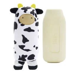 BARK Super Chewer Mad Cow Dog Toy: Squeaks, Stuffing Free, Interactive, All Ages