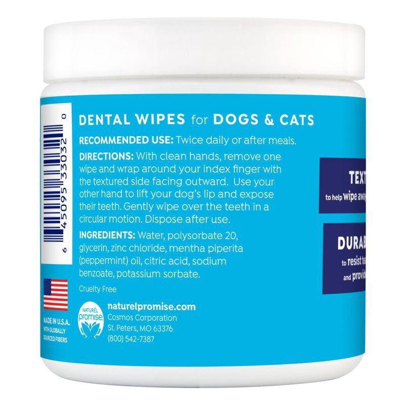 slide 4 of 4, Naturel Promise Fresh Dental Wipes - 50ct, 50 ct