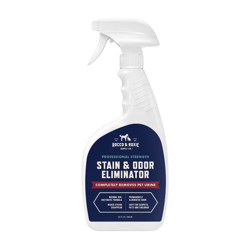 slide 1 of 6, Rocco & Roxie Supply Co. Rocco & Roxie Enzymatic Cleaner for Pet Urine Stain and Odor Eliminator - 32 fl oz, 32 fl oz