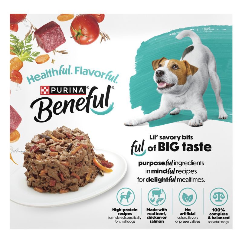 slide 2 of 14, Beneful Incredibites with Rice Chicken Salmon and Beef Wet Dog Food - 30ct, 30 ct