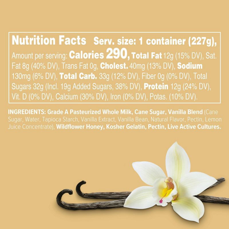 slide 2 of 6, noosa Vanilla Bean Aussie Style Yogurt - 12g Protein 8oz, 12 gram, 8 oz