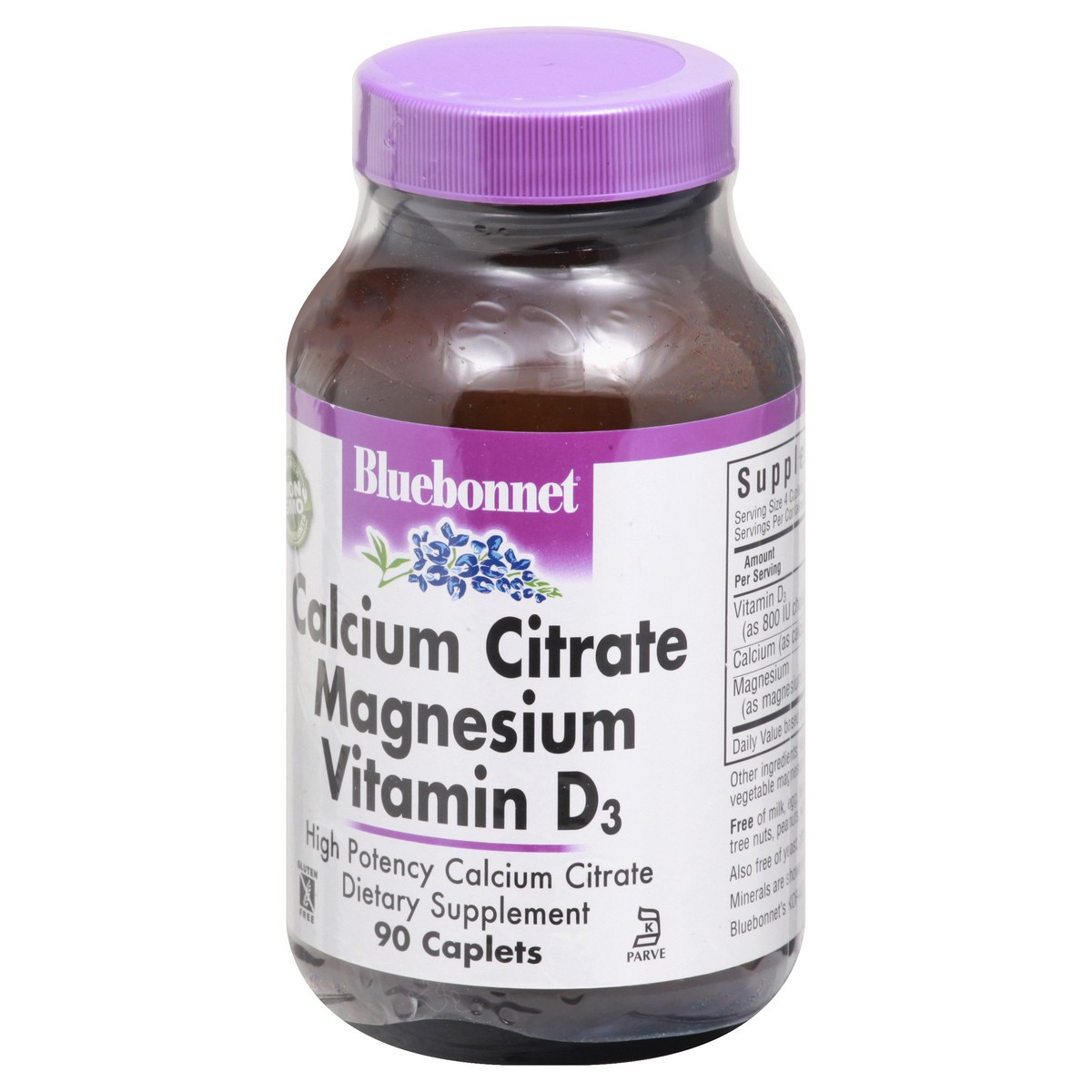 slide 6 of 12, Bluebonnet Nutrition Caplets Calcium Citrate Magnesium Vitamin D3 90 ea, 90 ct