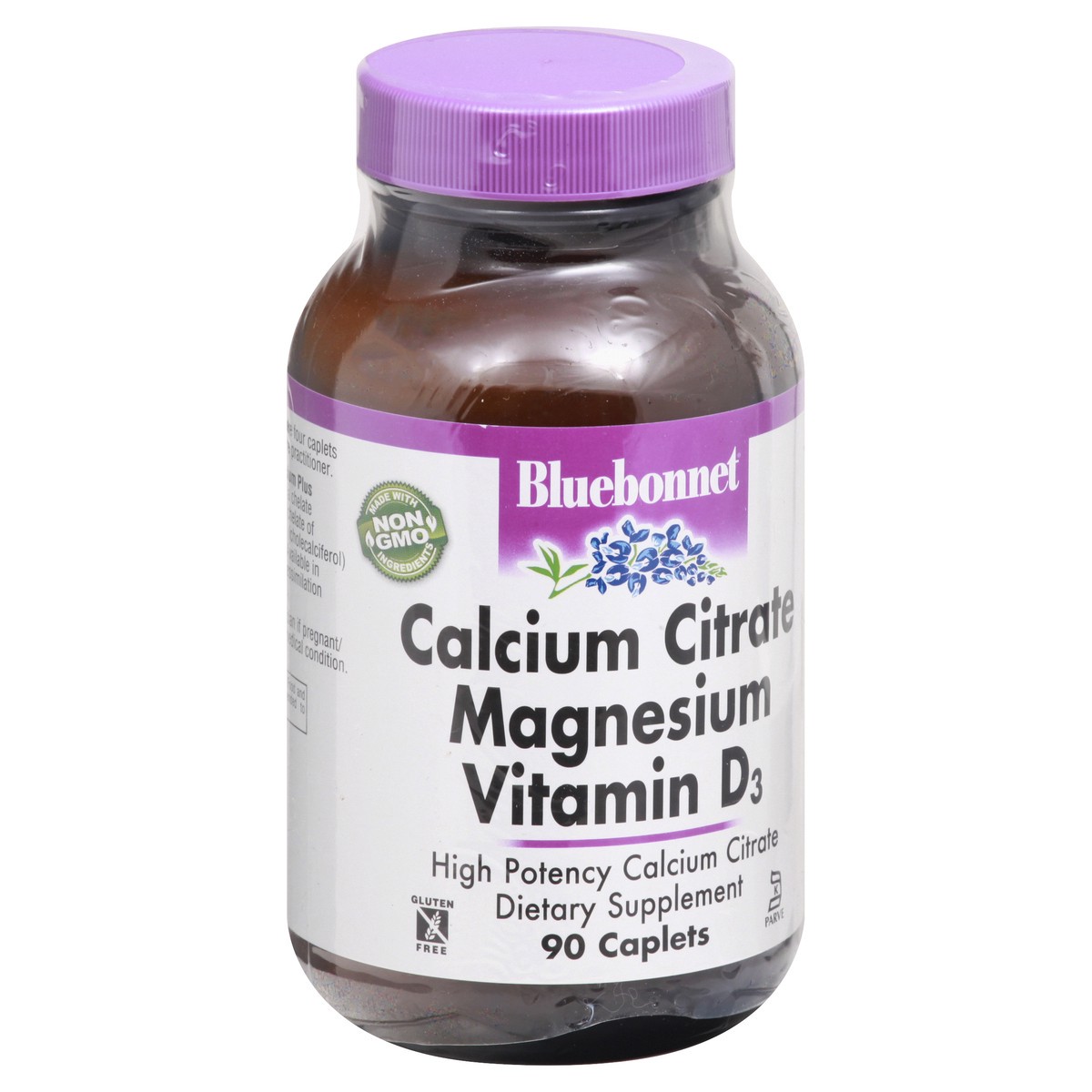 slide 3 of 12, Bluebonnet Nutrition Caplets Calcium Citrate Magnesium Vitamin D3 90 ea, 90 ct