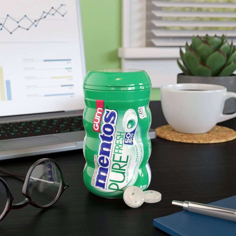 slide 4 of 6, Mentos Gum Spearmint - 3.53oz/50ct, 3.53 oz, 50 ct