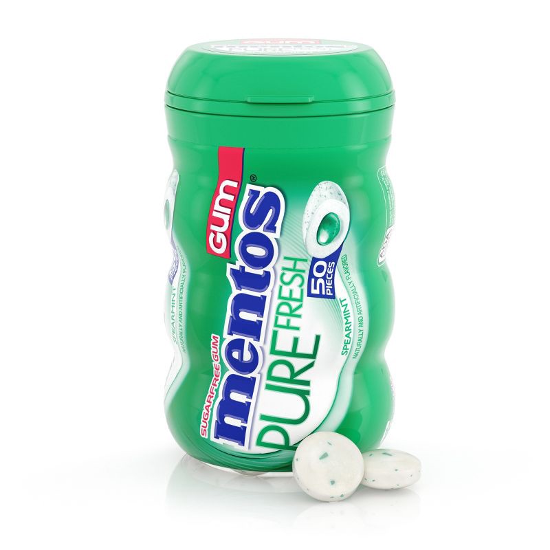 slide 1 of 9, Mentos Gum Spearmint - 3.53oz/50ct, 3.53 oz, 50 ct