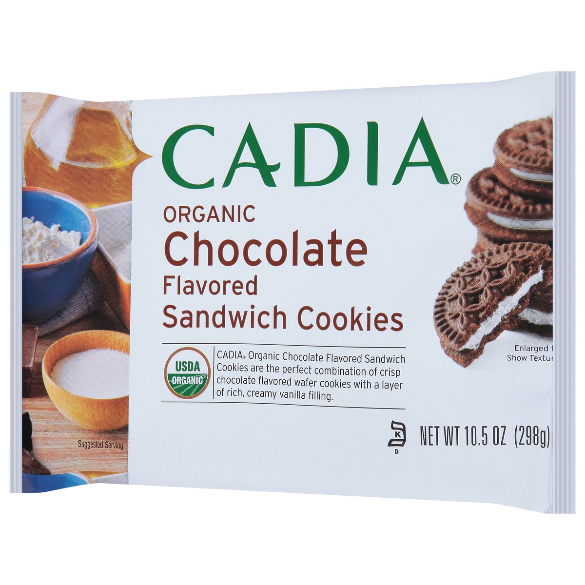 slide 2 of 13, Cadia Organic Chocolate Flavored Sandwich Cookies 10.5 oz, 10.5 oz