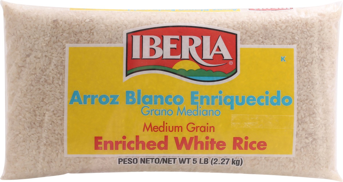 slide 3 of 13, Iberia Medium Grain Enriched White Rice 5 lb Bag, 5 lb
