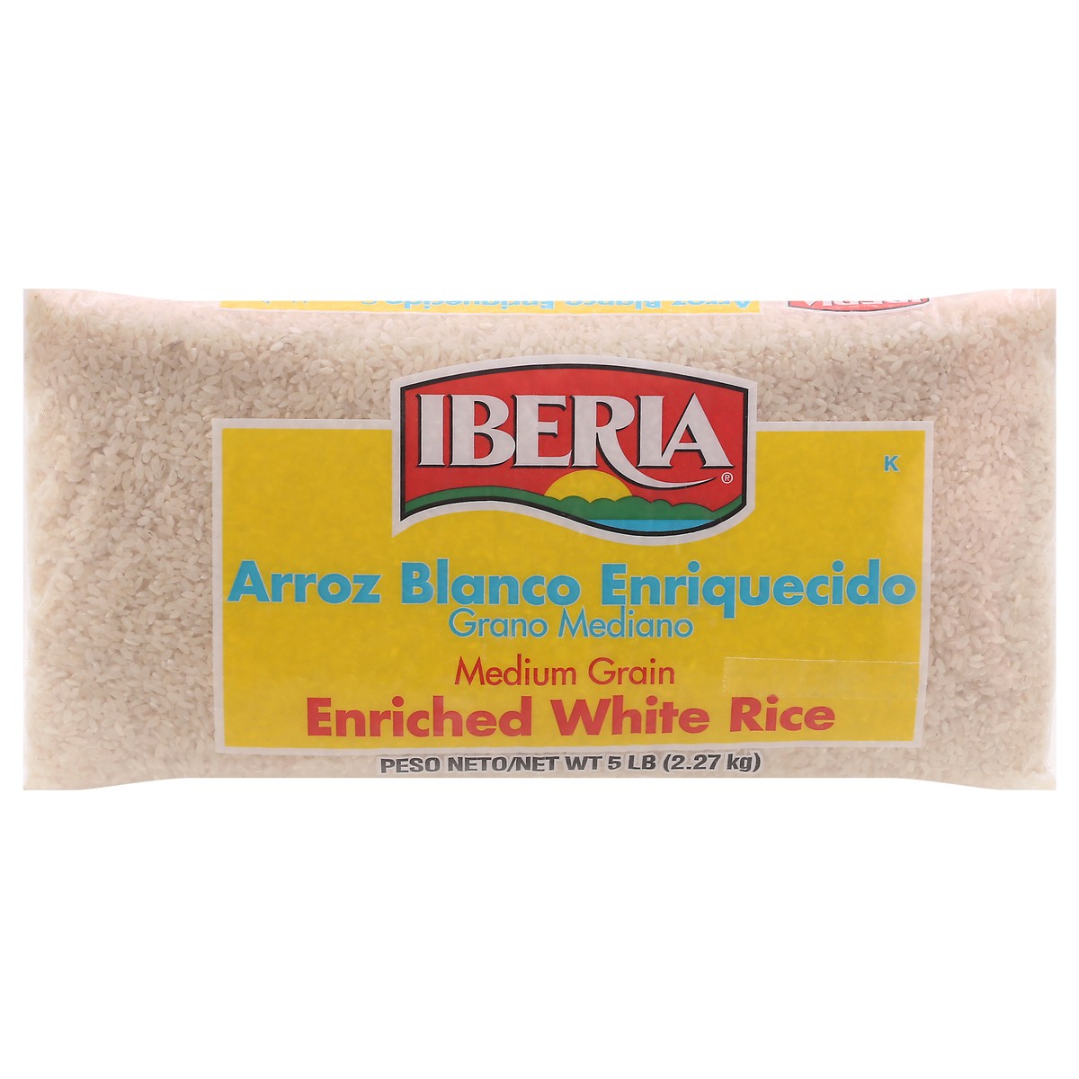slide 1 of 13, Iberia Medium Grain Enriched White Rice 5 lb Bag, 5 lb