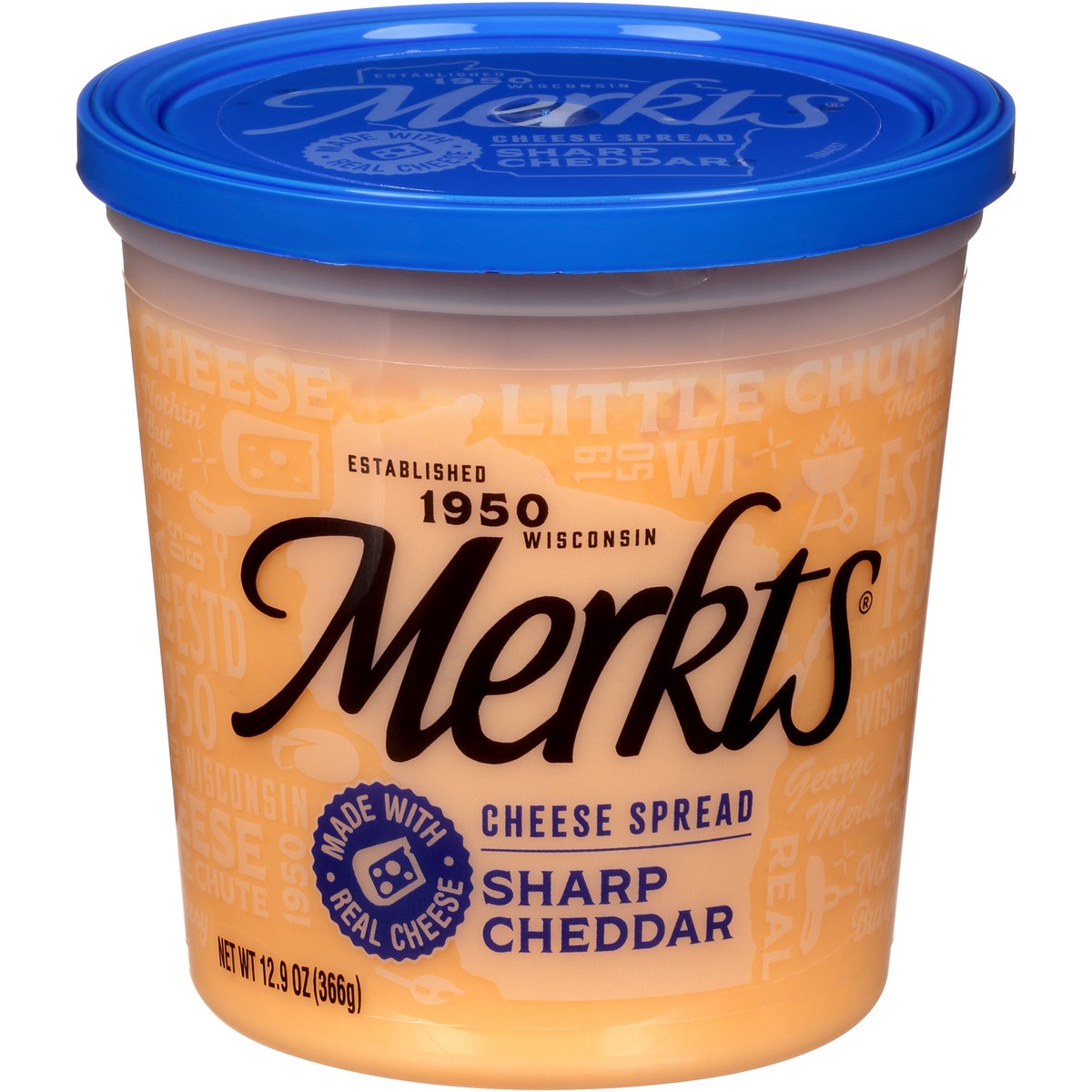 slide 1 of 1, MERKTS Spreadable Cheese, 12.9 oz