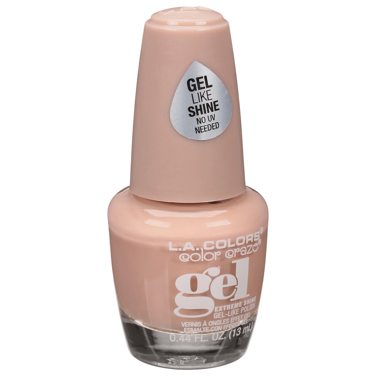 slide 3 of 9, L.A. Colors Color Craze CNP752 Vanilla Latte Gel Extreme Shine Nail Polish 0.44 fl oz, 0.44 fl oz