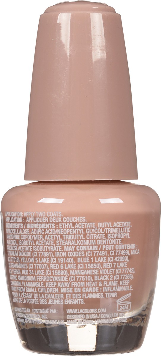 slide 9 of 9, L.A. Colors Color Craze CNP752 Vanilla Latte Gel Extreme Shine Nail Polish 0.44 fl oz, 0.44 fl oz