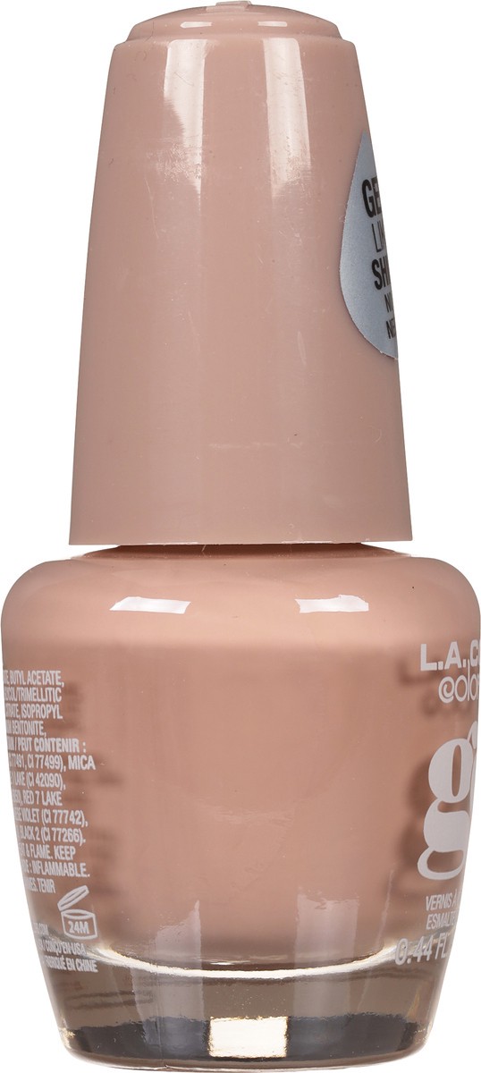 slide 4 of 9, L.A. Colors Color Craze CNP752 Vanilla Latte Gel Extreme Shine Nail Polish 0.44 fl oz, 0.44 fl oz