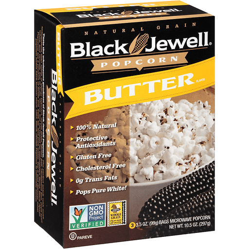 slide 4 of 11, Black Jewel Butter Flavor Premium Microwave Popcorn, 3 ct; 3.5 oz