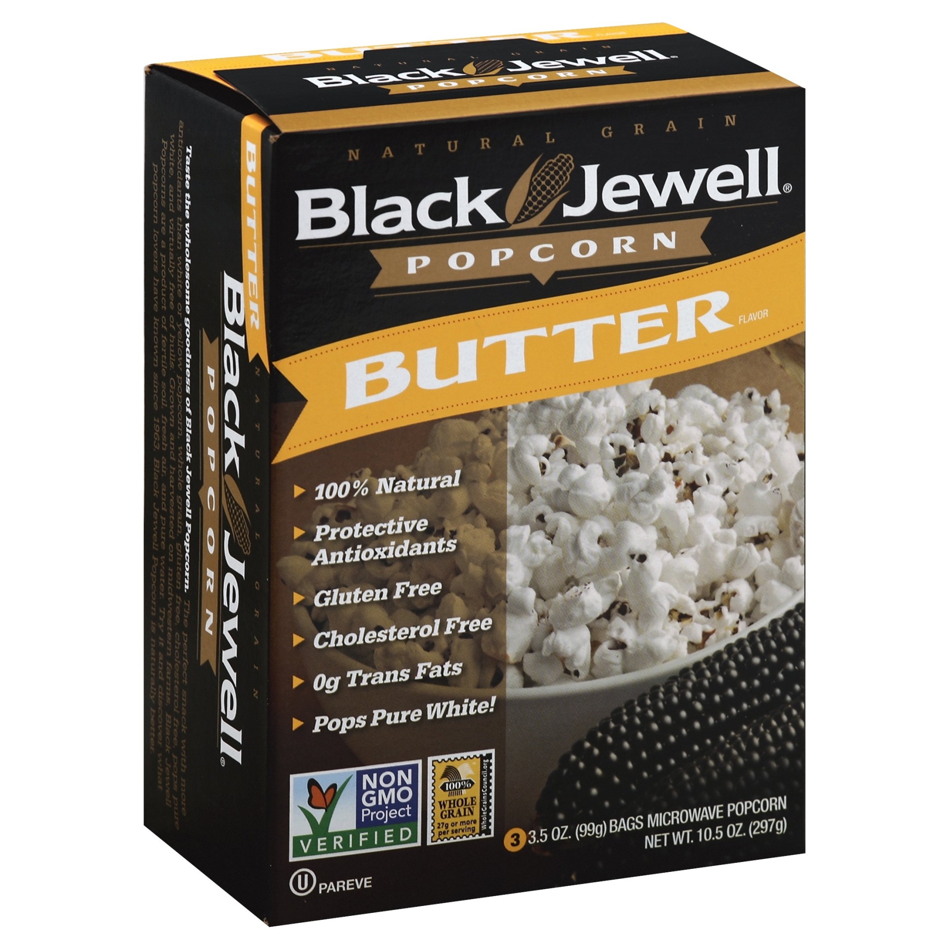 slide 1 of 11, Black Jewel Butter Flavor Premium Microwave Popcorn, 3 ct; 3.5 oz