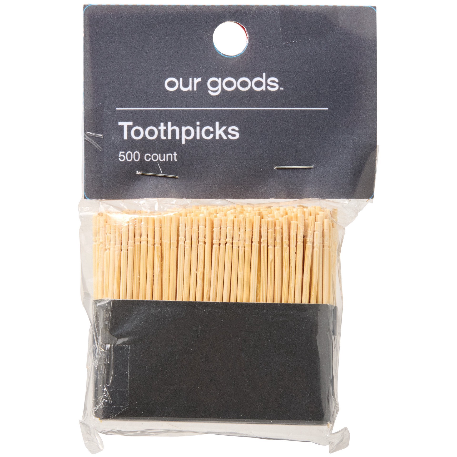 slide 1 of 1, our goods Toothpick Pack, 500 ct