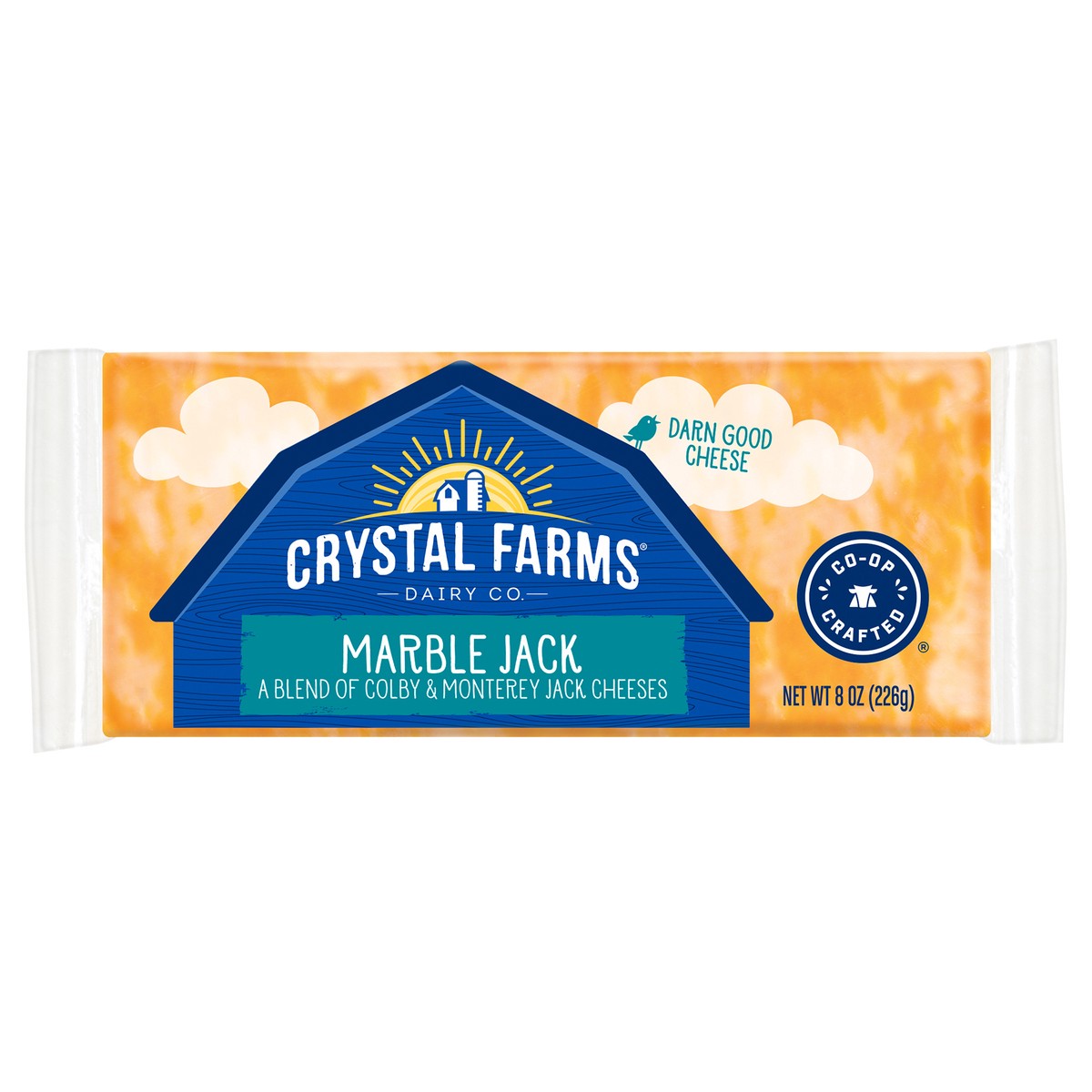 slide 3 of 4, Crystal Farms Cheese, 8 oz