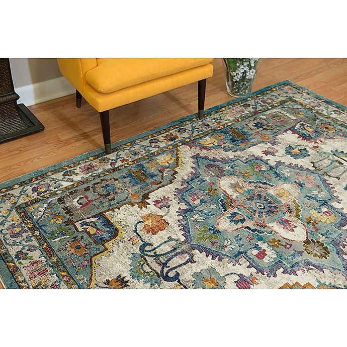 slide 3 of 3, United Weavers Rhapsody Kent Tufted Area Rug - Cerulean, 2 ft x 4 ft