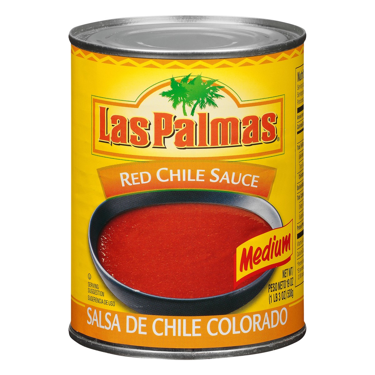 slide 12 of 12, Las Palmas Medium Red Chile Sauce 19 oz. Can, 1.25 oz