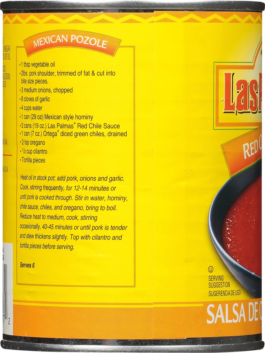 slide 9 of 12, Las Palmas Medium Red Chile Sauce 19 oz. Can, 1.25 oz