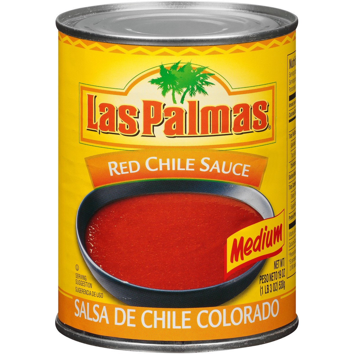 slide 1 of 12, Las Palmas Medium Red Chile Sauce 19 oz. Can, 1.25 oz