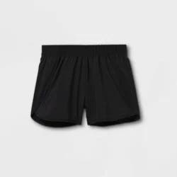 Girls' Run Shorts - All in Motion Black L