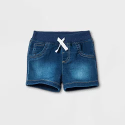 Baby Boys' Jean Shorts - Cat & Jack Medium Denim Wash 3-6M