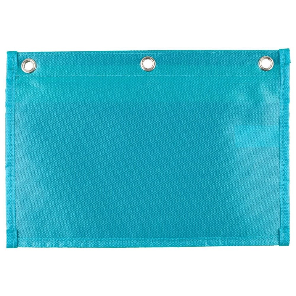 slide 2 of 2, Five Star Dual Zipper Pencil Pouch - Teal, 1 ct