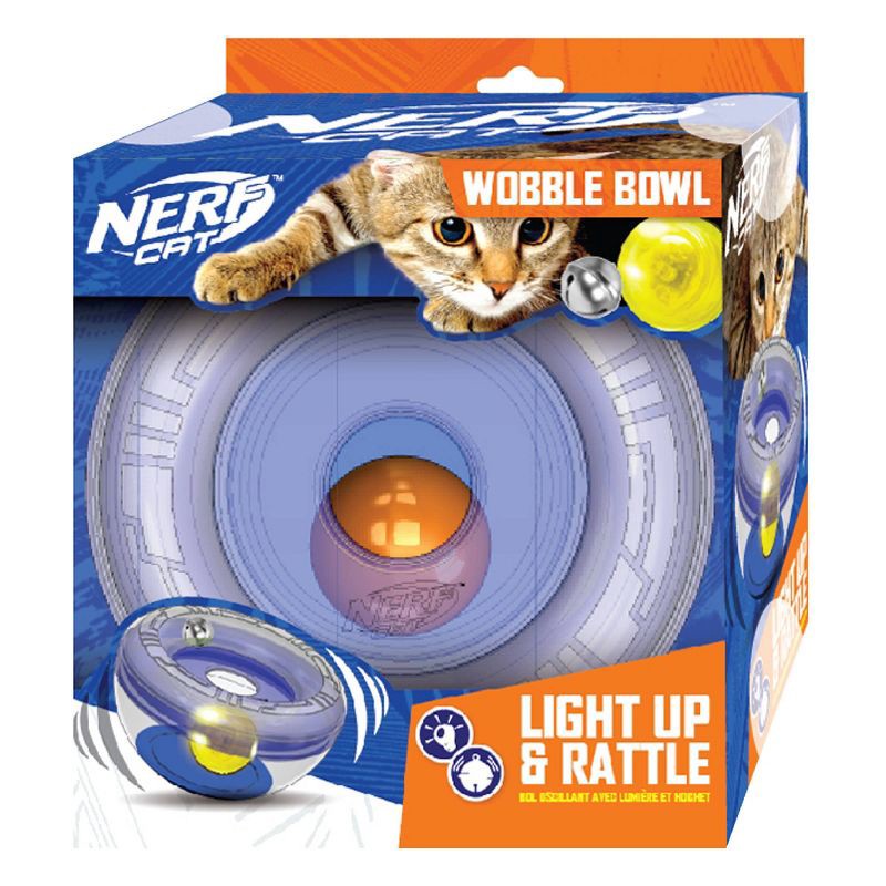 slide 3 of 5, Nerf Cat Wobble Bowl Cat Toy - 7", 1 ct