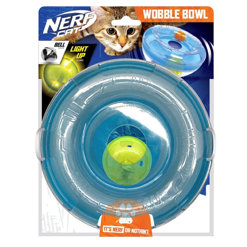 slide 1 of 5, Nerf Cat Wobble Bowl Cat Toy - 7", 1 ct