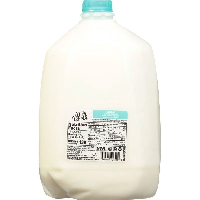 slide 2 of 6, Alta Dena 1% Milk - 1gal, 1 gal