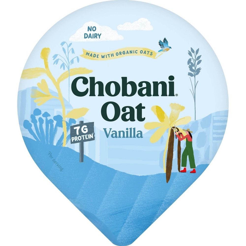 slide 4 of 4, Chobani Oat Vanilla Yogurt, 24 oz