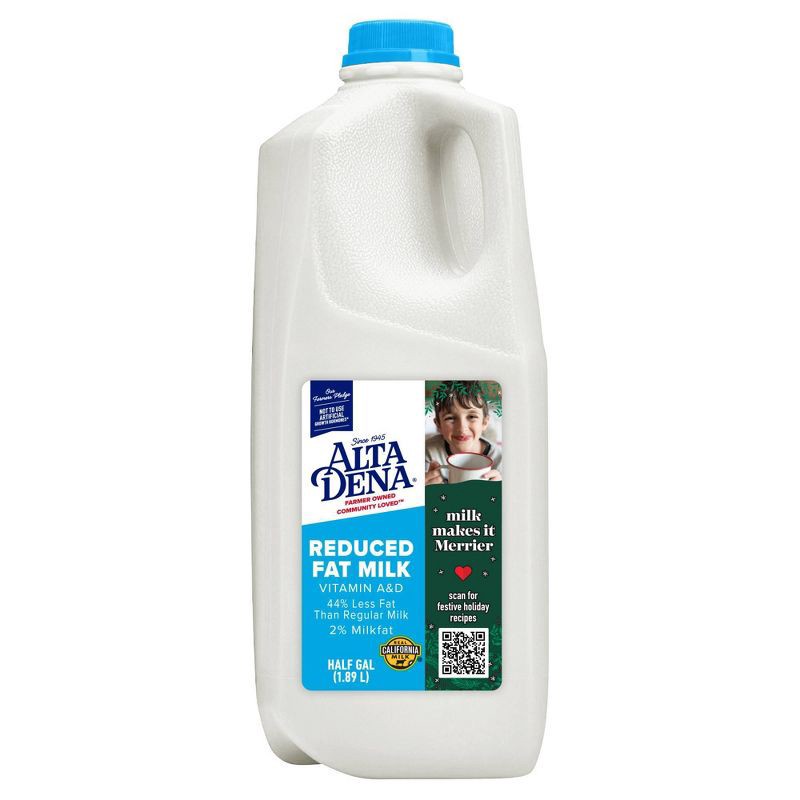 slide 1 of 11, Alta Dena 2% Milk - 0.5gal, 1/2 gal