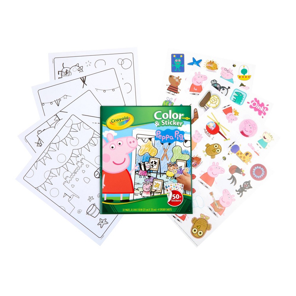 Crayola Peppa Pig Color & Sticker Book 1 ct Shipt