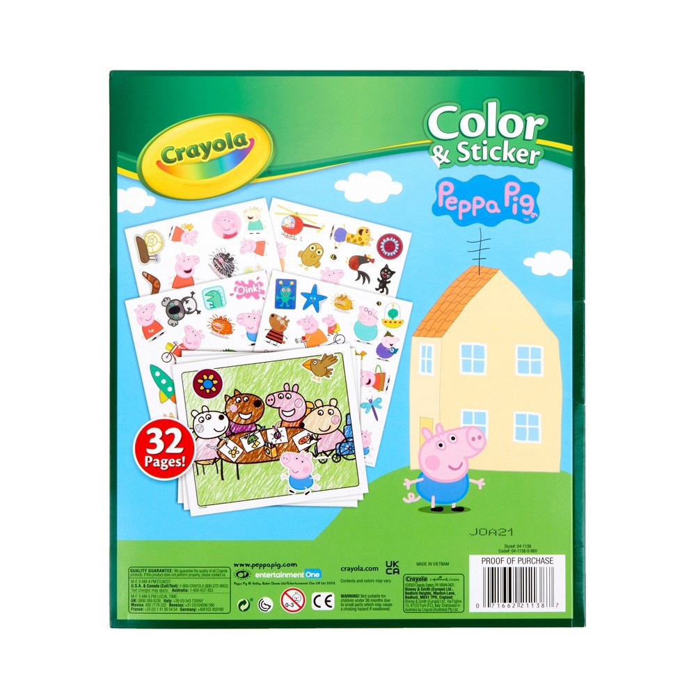 Crayola Peppa Pig Color & Sticker Book 1 ct Shipt