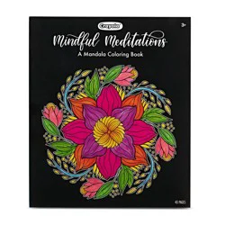 Crayola Mindful Mediations Mandala Coloring Book: Adult Creative Thinking, 40 Pages, 10"x8.5"