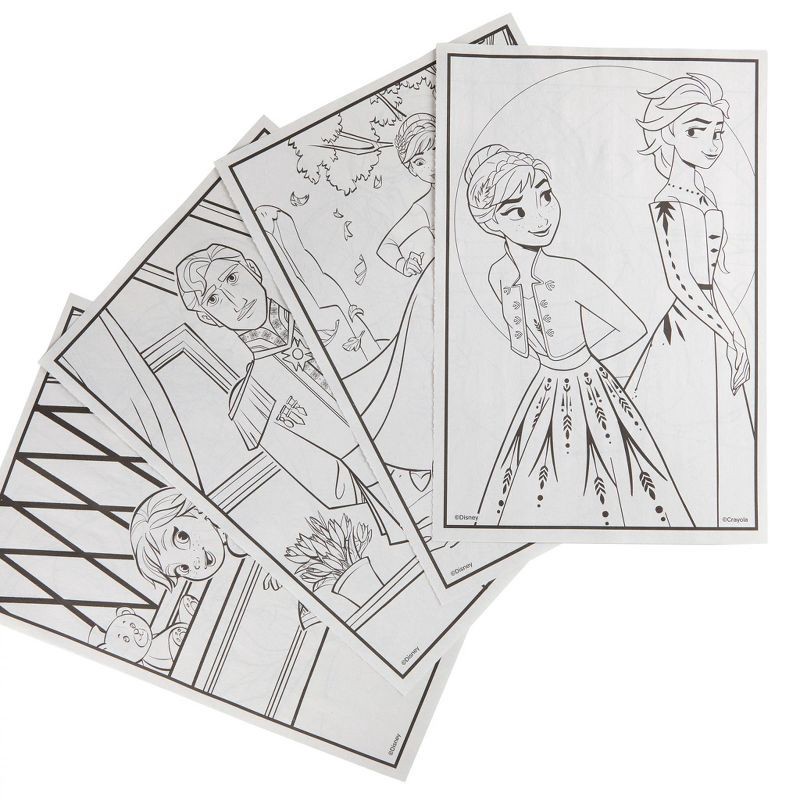 slide 2 of 6, Crayola 96pg Disney Frozen Coloring Book with Sticker Sheet, 1 ct