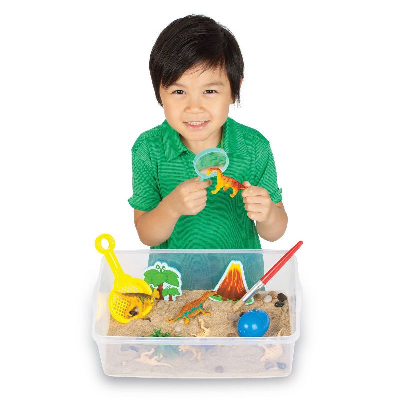 slide 7 of 11, Dinosaur Dig Sensory Bin - Creativity for Kids: Sand & Water Table, Sensory Toys, Fine Motor Skills, Ages 3+, 1 ct