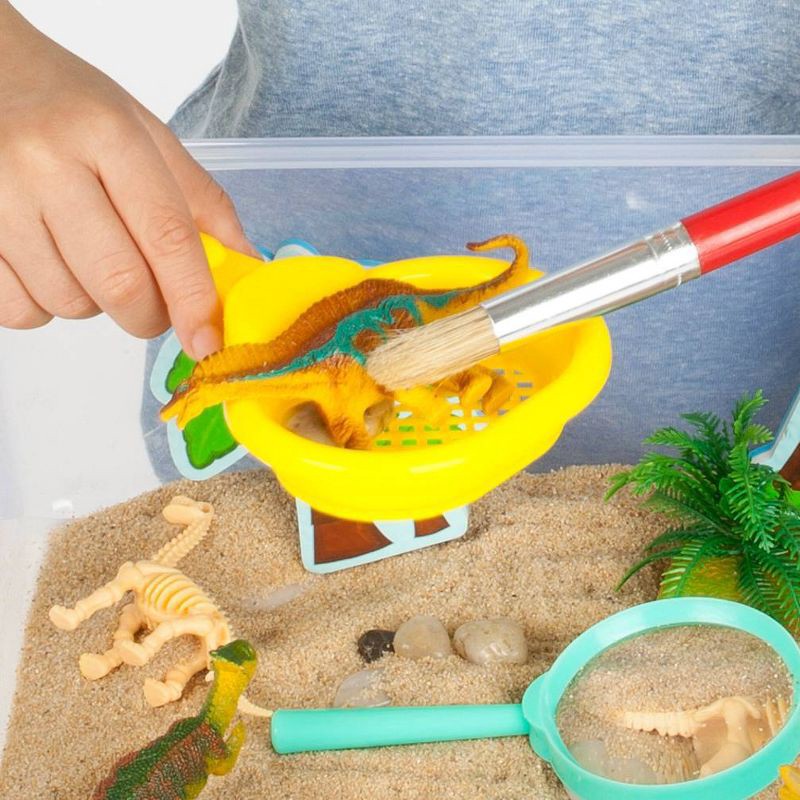 slide 6 of 11, Dinosaur Dig Sensory Bin - Creativity for Kids: Sand & Water Table, Sensory Toys, Fine Motor Skills, Ages 3+, 1 ct