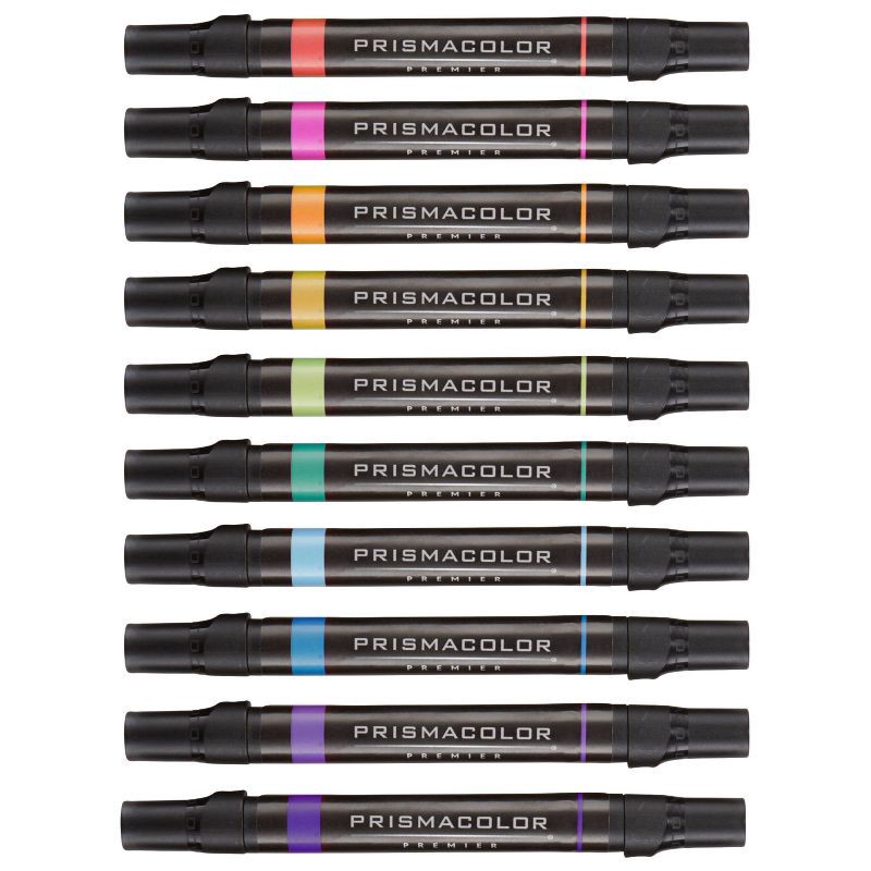 slide 2 of 6, Prismacolor Premier 10pk Markers Dual-Ended Chisel Fine Tip, 10 ct