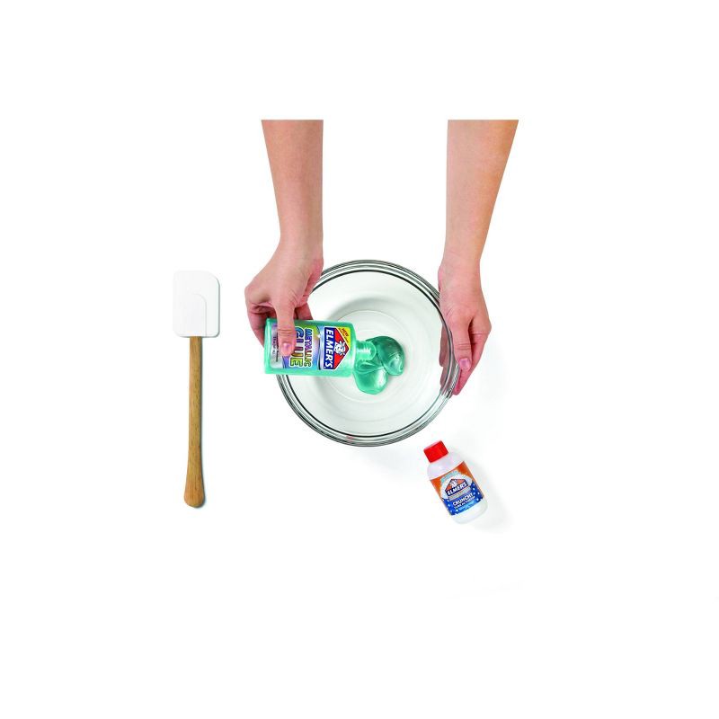 slide 4 of 5, Elmer's 5oz Washable School Glue - Metallic Teal Blue: Glitter, Colored, Liquid, Turquoise, Art & Stationery, 5 oz