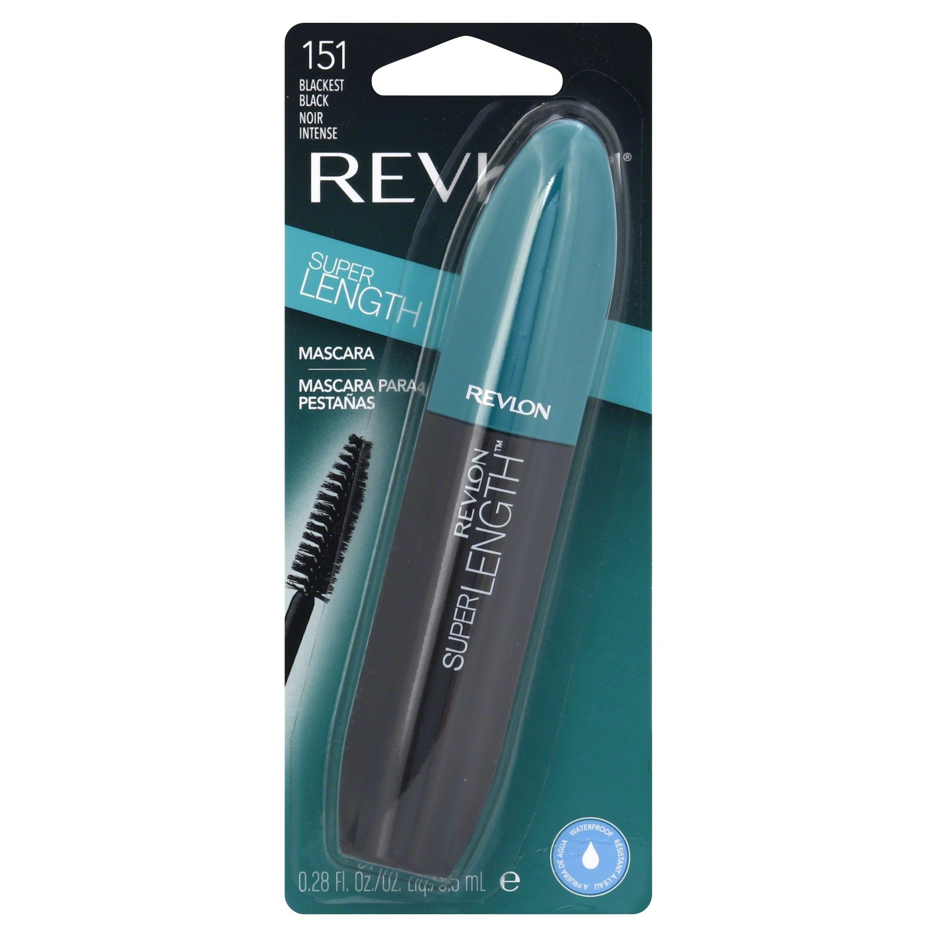 slide 1 of 5, Revlon Super Length Mascara, 0.28 fl oz; 8.5 ml