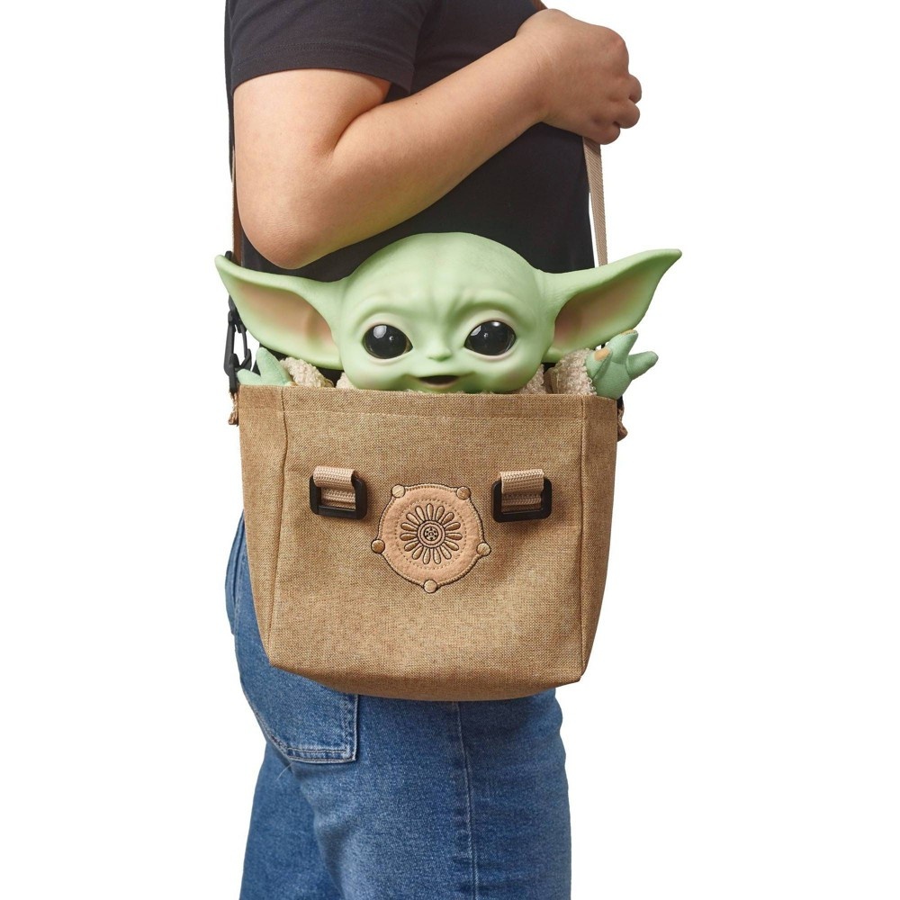 slide 5 of 6, Star Wars The Child Feature with Sounds and Carrying Bag, 1 ct