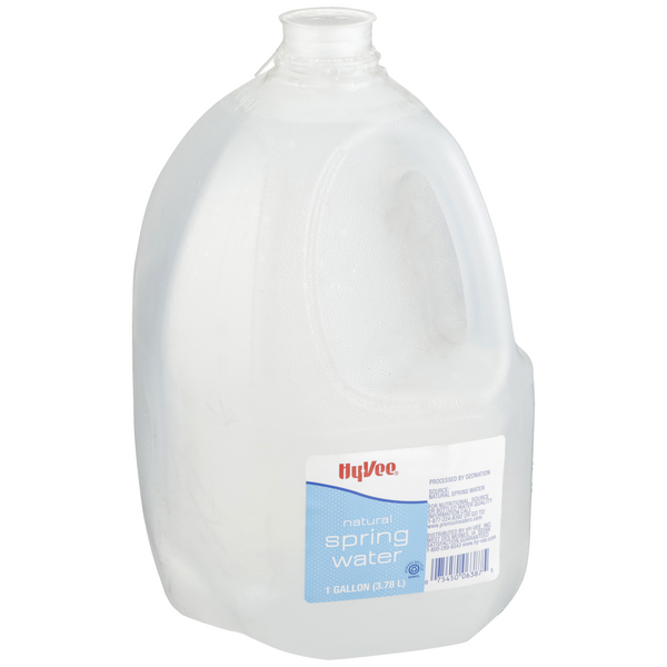 slide 1 of 1, Hy-vee Natural Spring Water - 1 gal, 1 gal