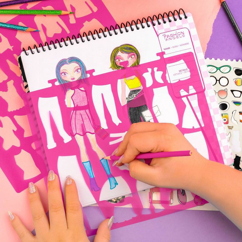 slide 7 of 11, I Love Fashion Design Sketch Set - Fashion Angels, 1 ct