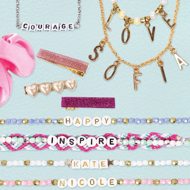 slide 3 of 5, DIY Personalized Accessories Kit - STMT: Beads Bracelet & Craft Kit for Girls, 672 Pieces, Gift for 8 Year Olds, 672 ct