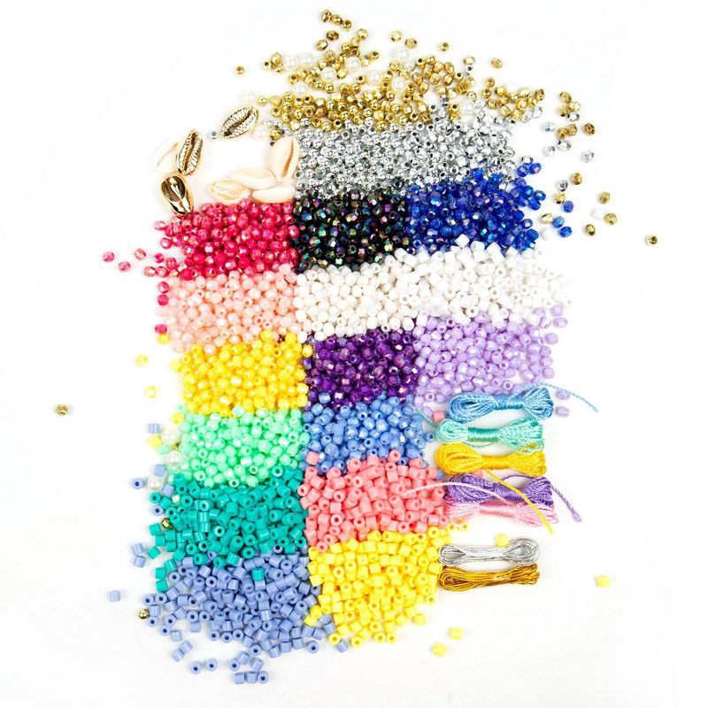slide 2 of 5, DIY Basically Beaded Jewelry Kit - STMT: Bracelet Making Kit with Clay Beads & Storage Case, 3696 Pieces, 3696 ct