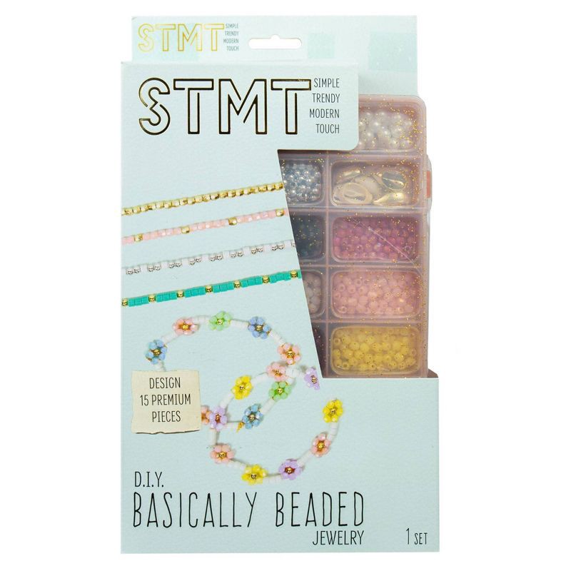slide 1 of 5, DIY Basically Beaded Jewelry Kit - STMT: Bracelet Making Kit with Clay Beads & Storage Case, 3696 Pieces, 3696 ct