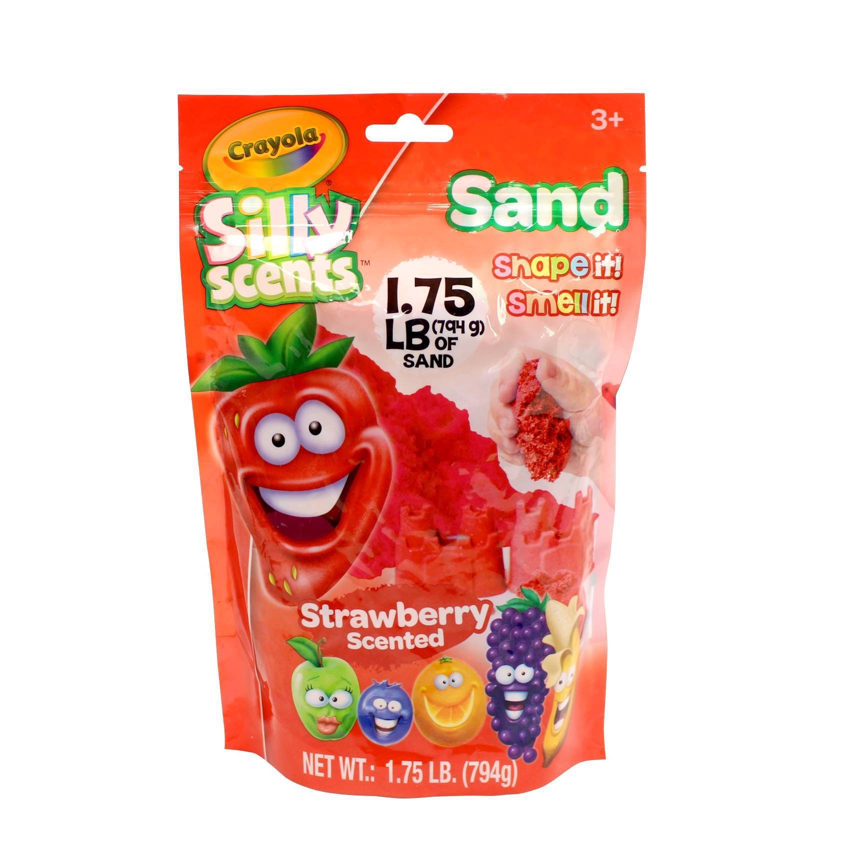 slide 1 of 1, Crayola Silly Scents Sand Bag Strawberry, 1 ct