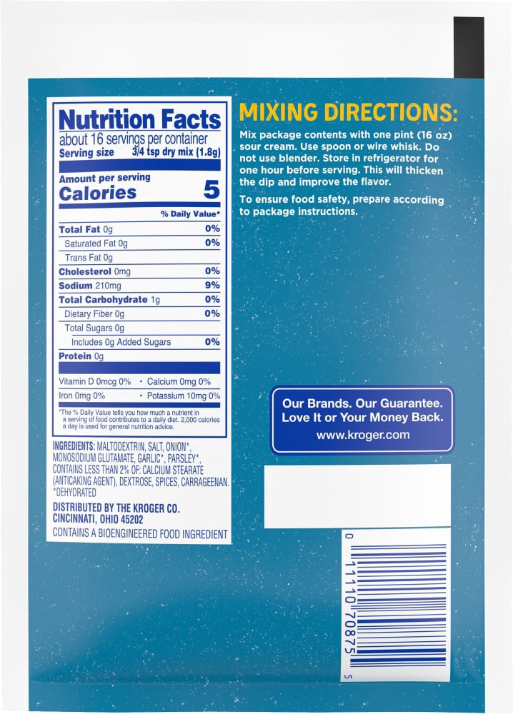 slide 4 of 4, Kroger Party Dip Ranch Mix - 1 oz, 1 oz