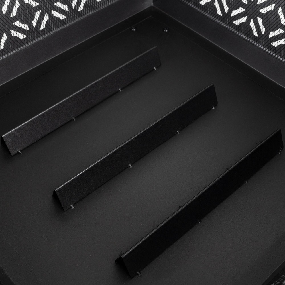 slide 6 of 7, Calipso 26" Square Wood Burning Fire Pit - Pleasant Hearth, 1 ct